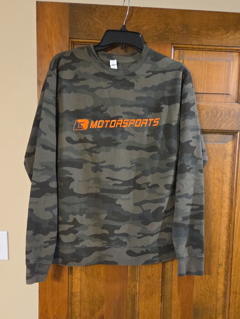 Camo Crewneck Sweatshirt - Olive Green